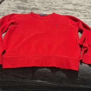 Women’s Polo Ralph Lauren Sweatshirt Medium in Red